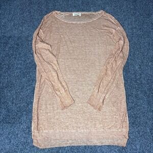 L'AGENCE‎ Women's Long Sleeve Lightweight Knit Sweater Top Rose S P